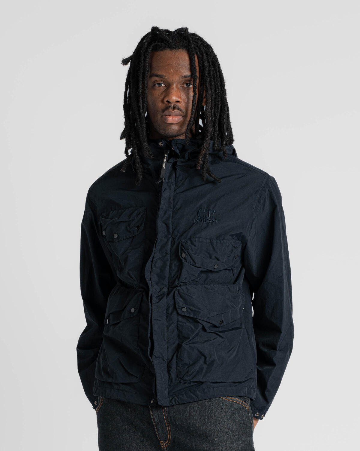C.P. Company FLATT NYLON GOGGLE JACKET | 18CMOW050A005991G